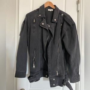 Marcello Denim Moto Jacket